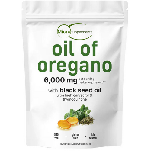 Micro Supplements™ Oregano Oil with Black Seed Oil Softgels