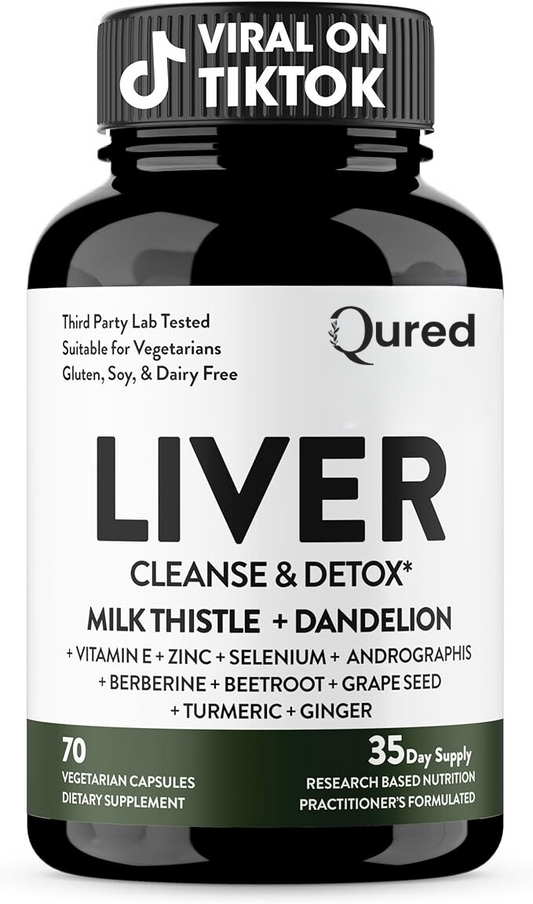 Qured's Liver Renew Cleanse Detox, Repair & Support